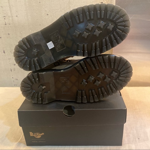 RICK OWENS FOR DOC MARTENS SS21 “PHLEGETHON” 1460 BEX PENTAGRAM LACE-UP BOOTS - Picture 8 of 13